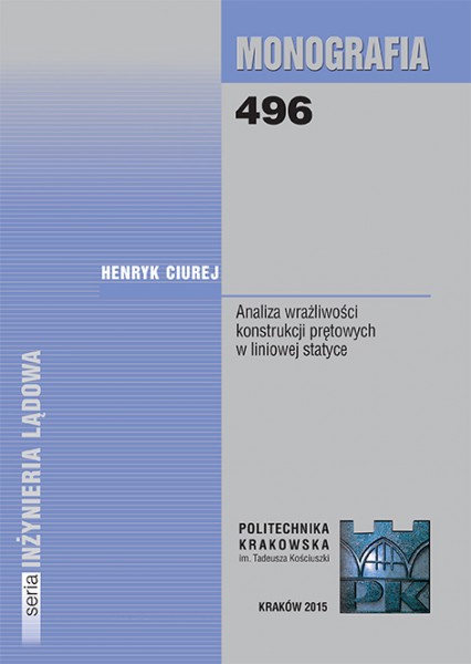 Analiza wrażliwości konstrukcji prętowych w liniowej statyce
